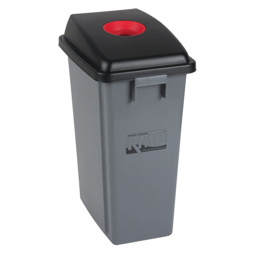 Waste Classification - Lid, Open Lid, Plastic, Fits Container Size: 17-1/4
