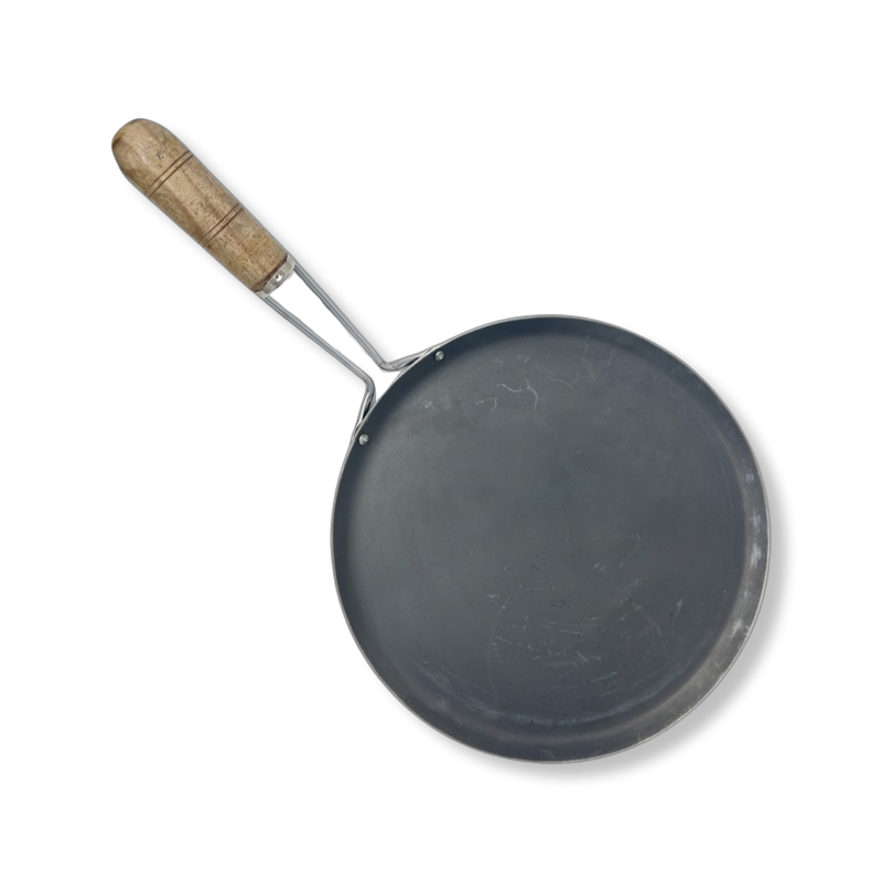 Kitchen Queen Iron Dosa Tawa with Wire Wood Handle