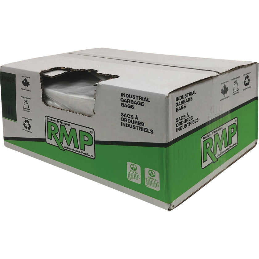 Industrial Garbage Bags, 3X Strong, 35