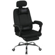 Brady Ergonomic Executive High Back Office Chair with Footrest and Lumbar Support-Black