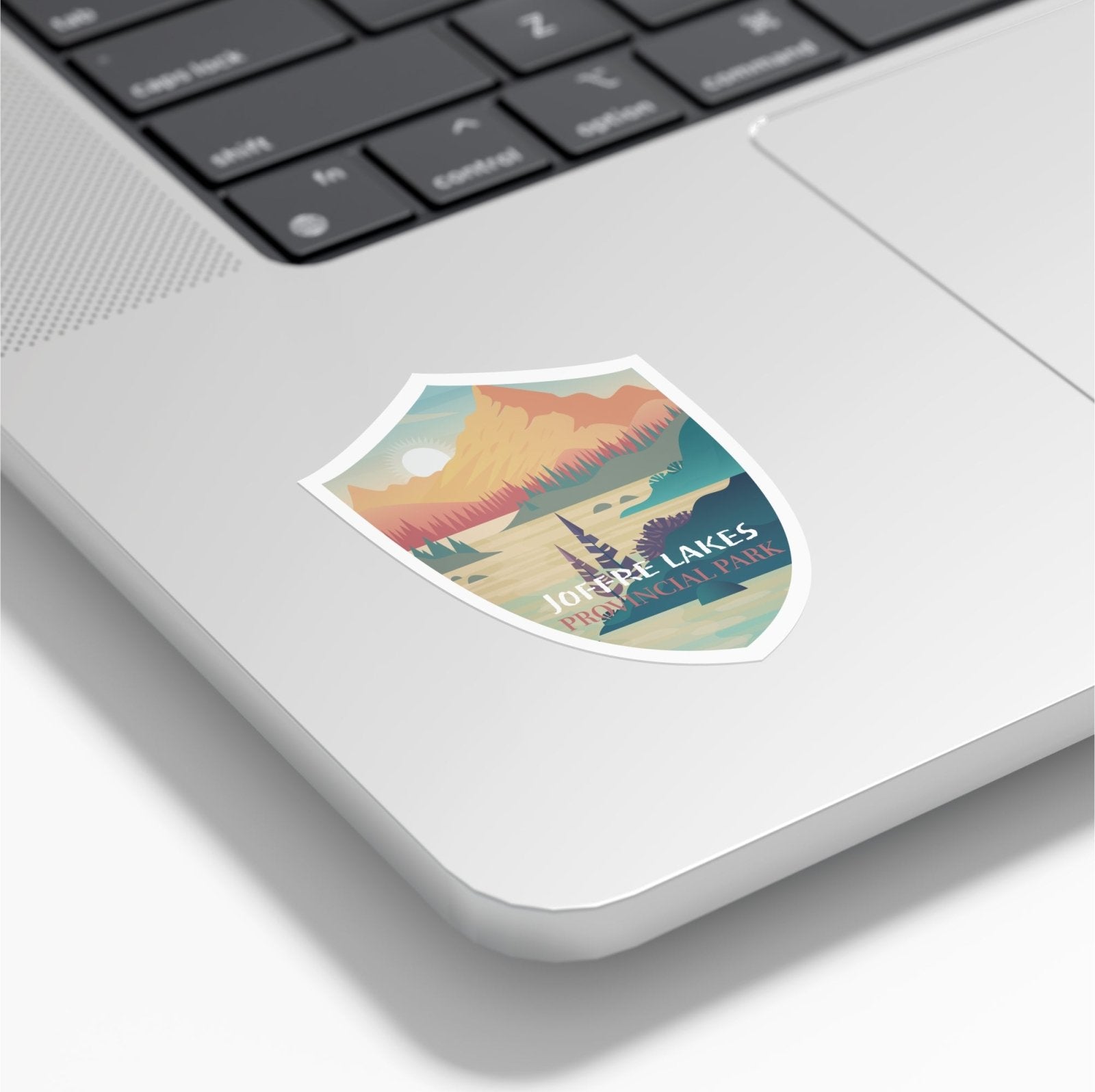 Joffre Lakes British Columbia Provincial Park Waterproof Vinyl Sticker, Canada Parks