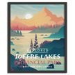 Joffre Lakes Provincial Park 'Explored' Poster, Canada Parks