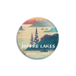 Joffre Lakes Provincial Park of British Columbia Pinback Button, Canada Parks