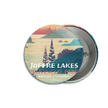 Joffre Lakes Provincial Park of British Columbia Pinback Button, Canada Parks