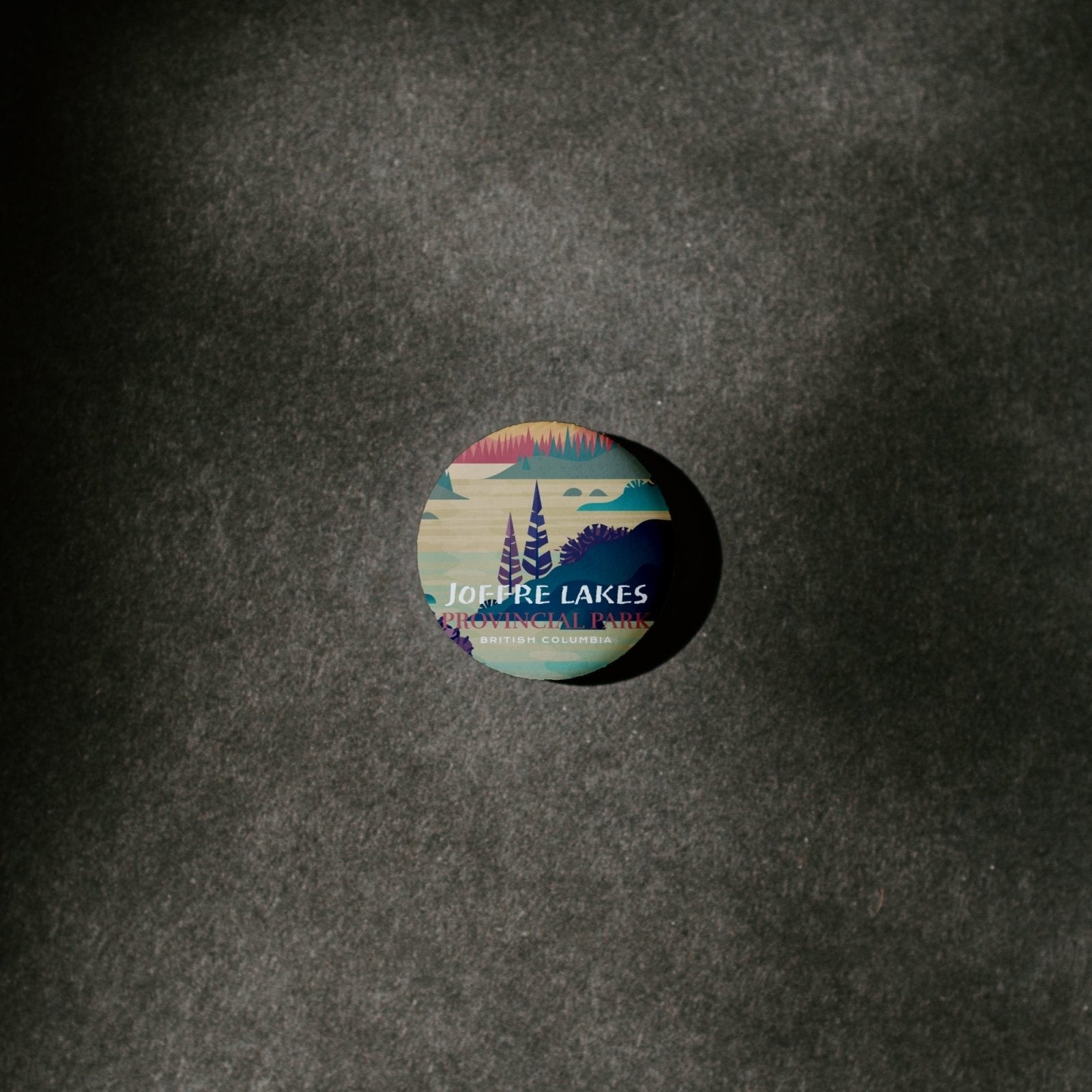Joffre Lakes Provincial Park of British Columbia Pinback Button, Canada Parks