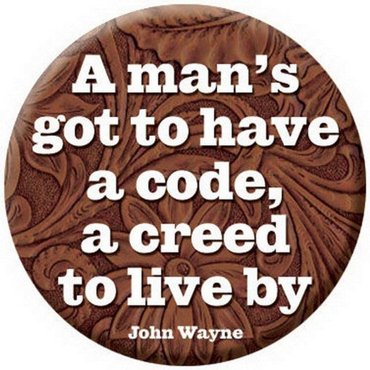 John Wayne A Code Button - Disc
