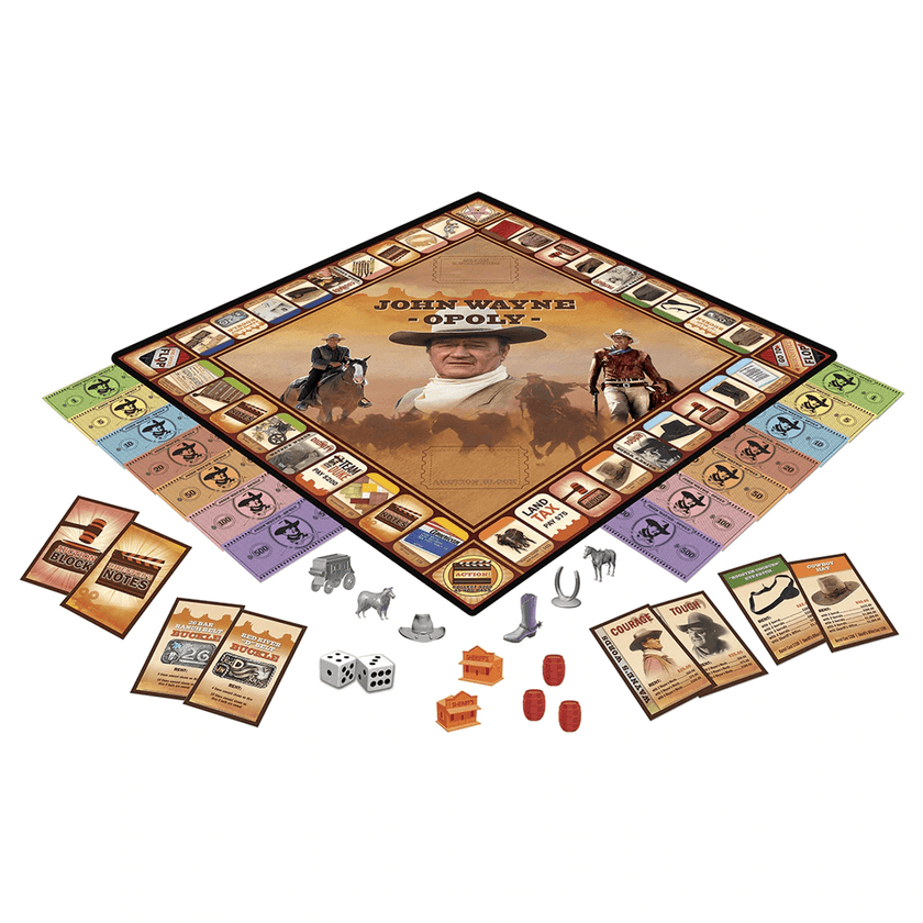 John Wayne Opoly Board Game