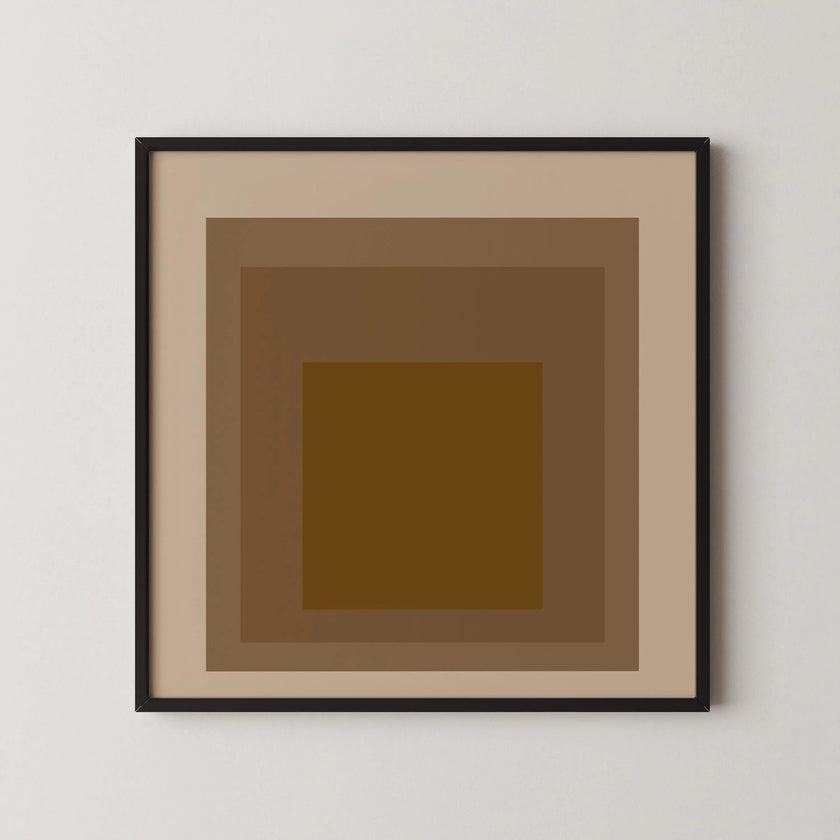 Josef Albers 'Going Dutch' Giclee Print: Mid-Century Modern Art 'Homage to the Square'