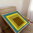 Josef Albers Inspired ‚ÄúMemento‚Äù Homage to the Square Giclee Print: Mid-Century Modern Art