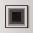 Josef Albers Inspired Homage to the Square Giclee Print: Mid-Century Modern Art (1x1)