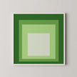 Josef Albers Inspired 'Homage to the Square' Giclee Print: Mid-Century Modern Art