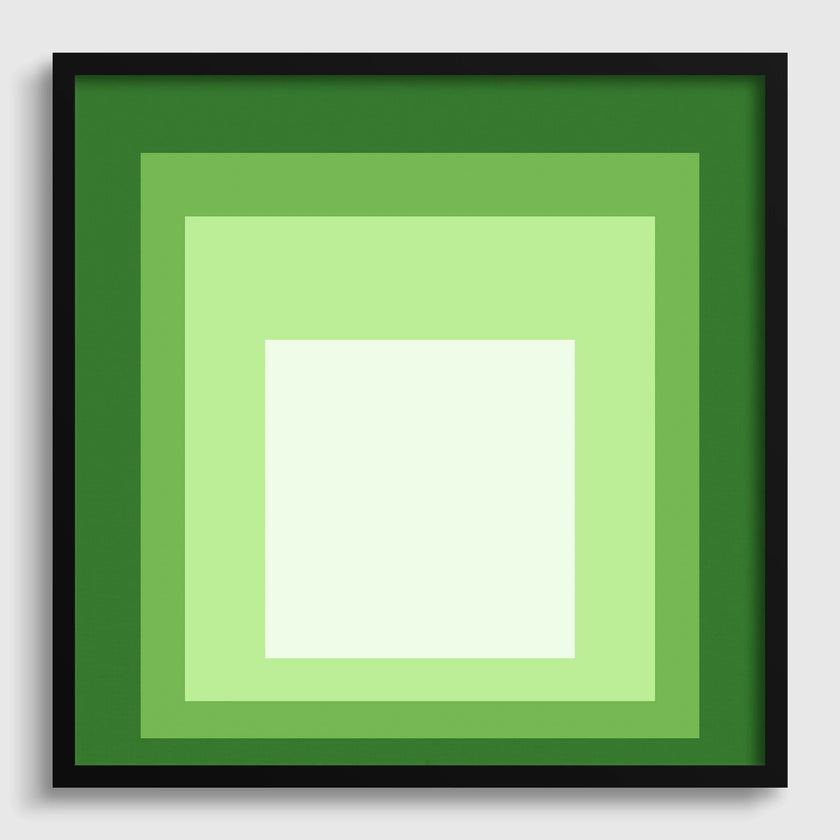 Josef Albers Inspired 'Homage to the Square' Giclee Print: Mid-Century Modern Art