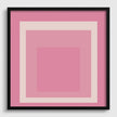Josef Albers Inspired - Margot - 'Homage to the Square' Giclee Print: Mid-Century Modern Art