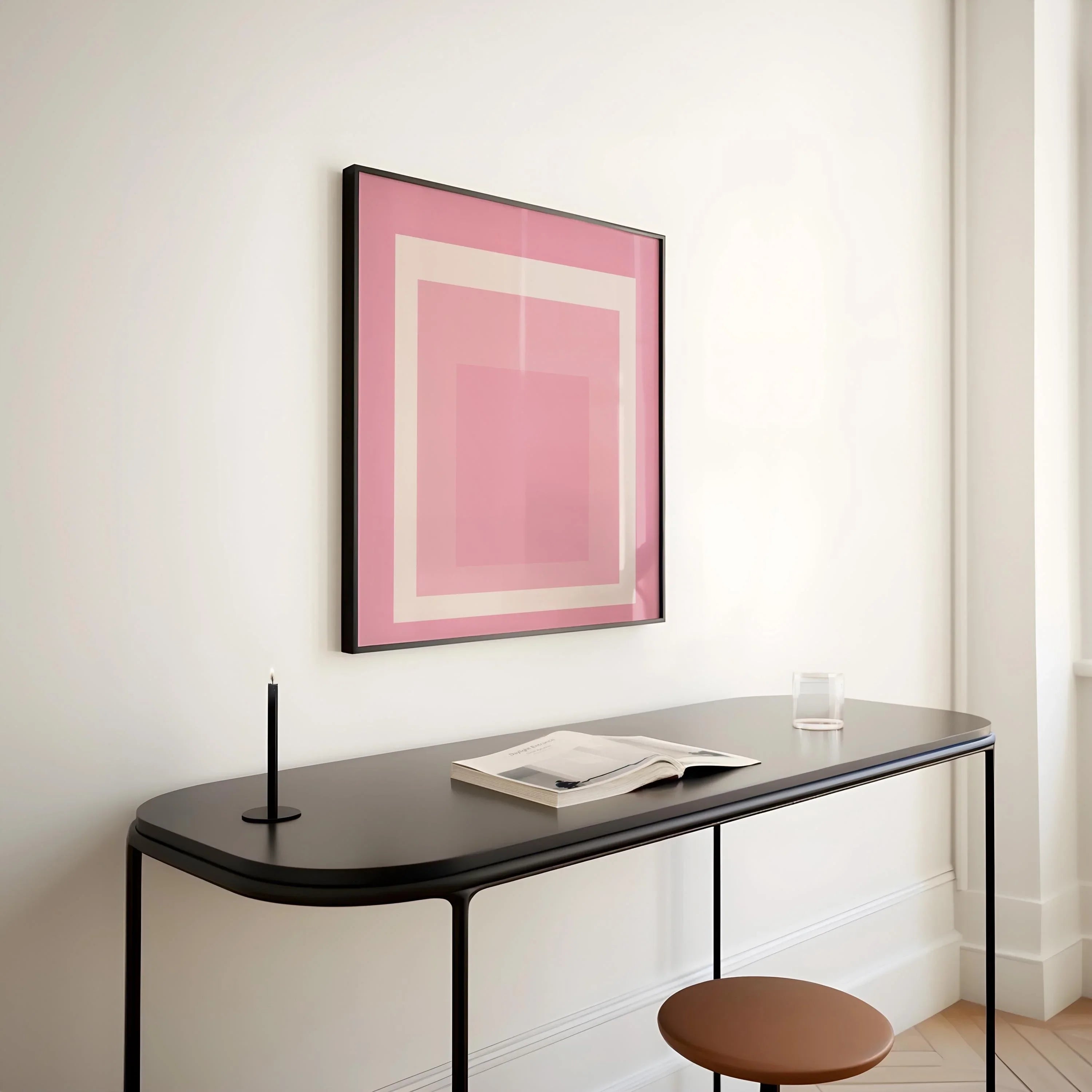 Josef Albers Inspired - Margot - 'Homage to the Square' Giclee Print: Mid-Century Modern Art