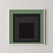 Josef Albers Inspired 'Sleep' Giclee Print: Mid-Century Modern Art, Handframed Option