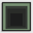 Josef Albers Inspired 'Sleep' Giclee Print: Mid-Century Modern Art, Handframed Option