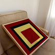 Josef Albers inspired 'Uber Alles' Giclee Print: Mid-Century Modern Homage to the Square