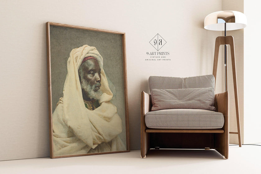 Josep Tapir√≥ Bar√≥ - Moorish Elder | Famous Orientalist Art (available handframed or unframed)