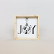 Joy Ornament Wood Sign