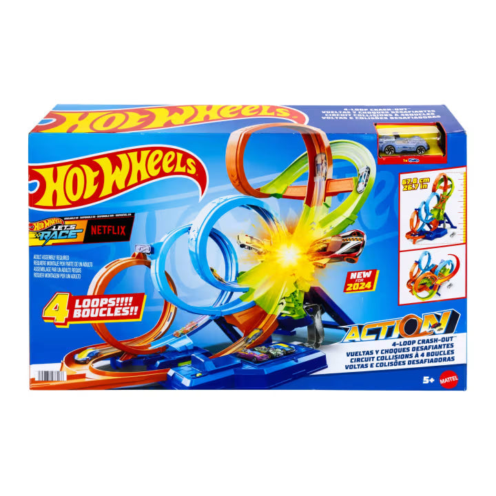 Hot Wheels - 4-LOOP CRASH OUT