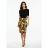Jupe fleurie extensible