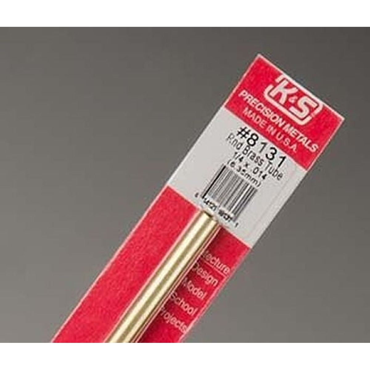 K&S #8131 Round Brass Tube 1/4