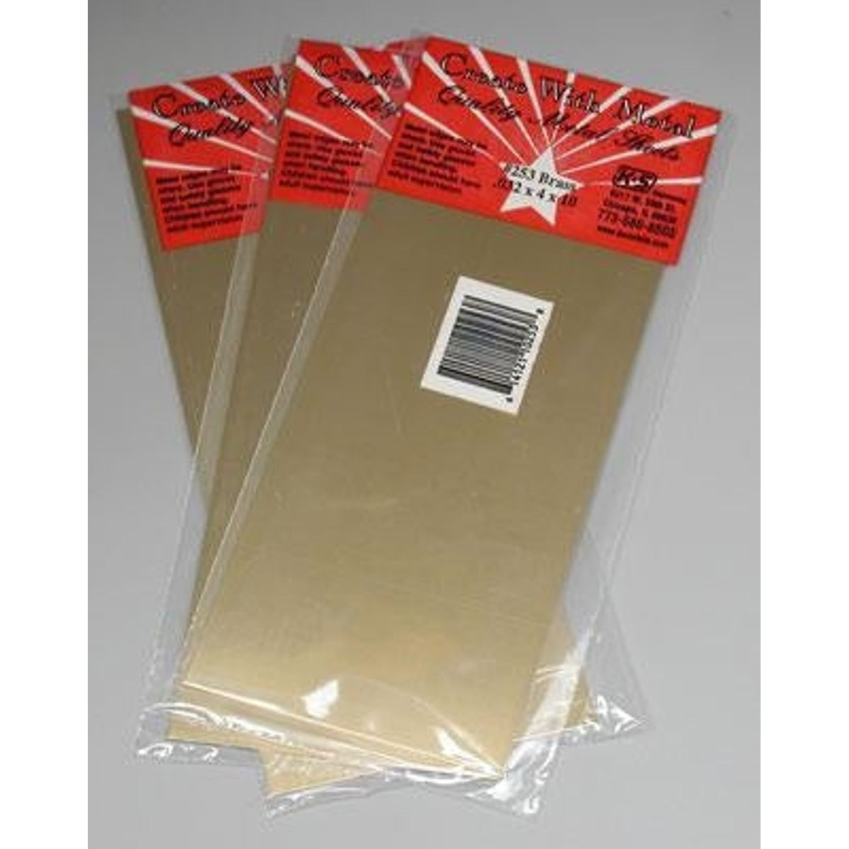 K&S Precision Metals #253 Brass Sheet 0.032
