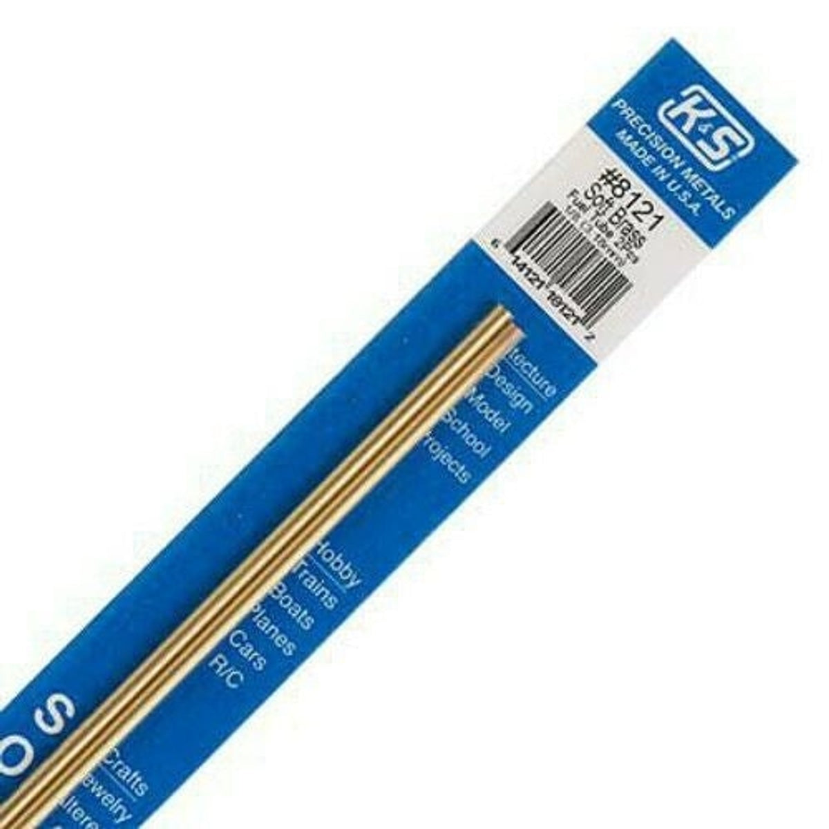 K&S Precision Metals #8121 Soft Brass Fuel Tube 1/8