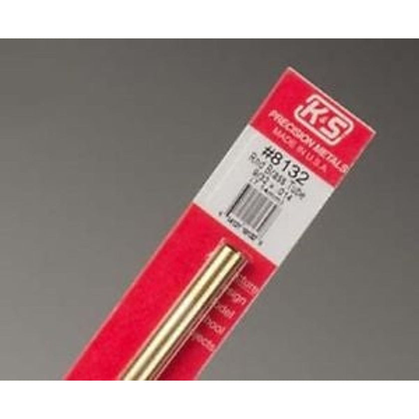 K&S Precision Metals #8132 Round Brass Tube 9/32