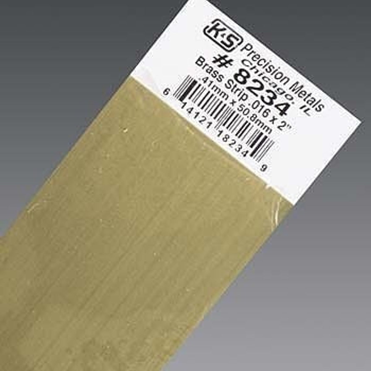 K&S Precision Metals #8234 Brass Strip 0.016