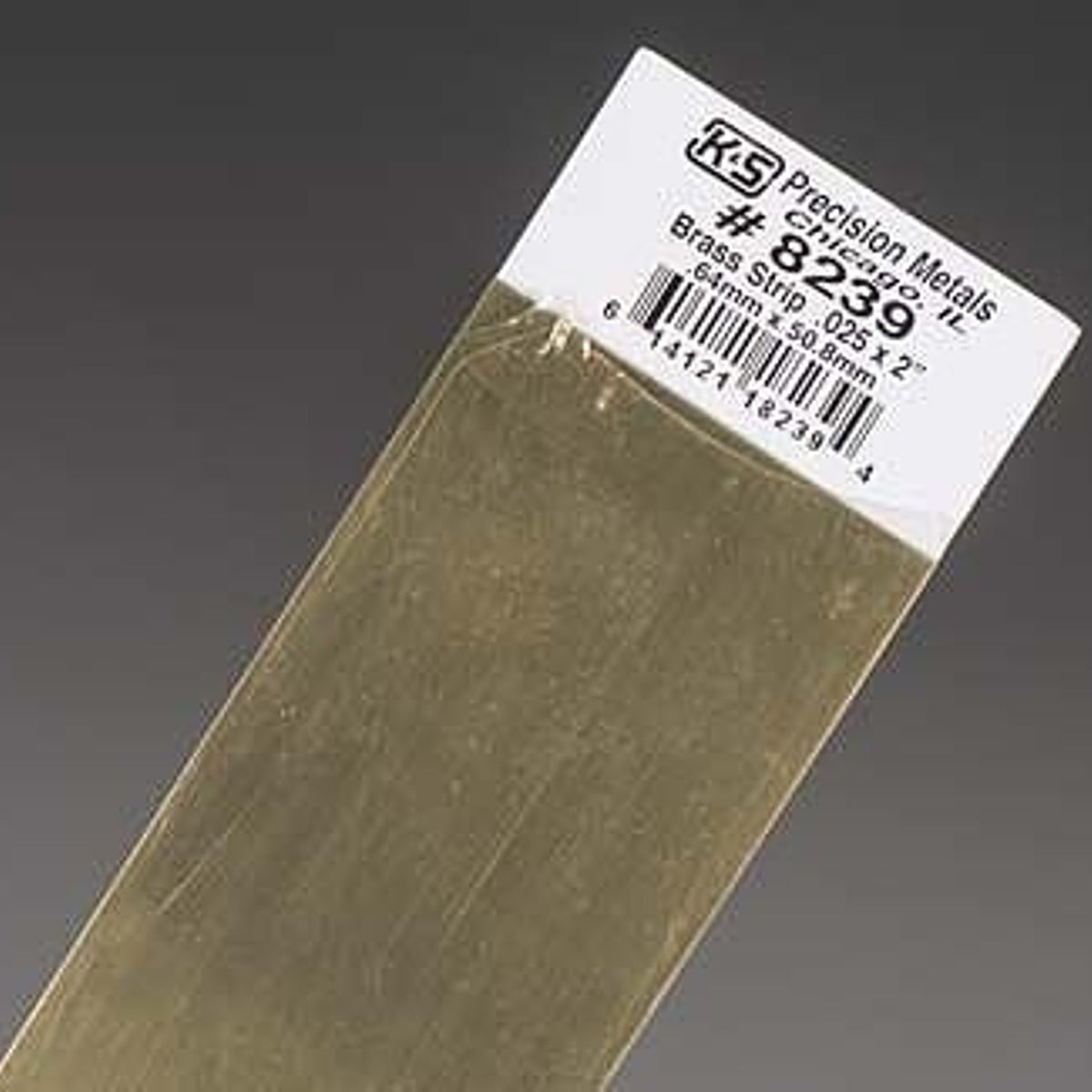 K&S Precision Metals #8239 Brass Strip 0.025