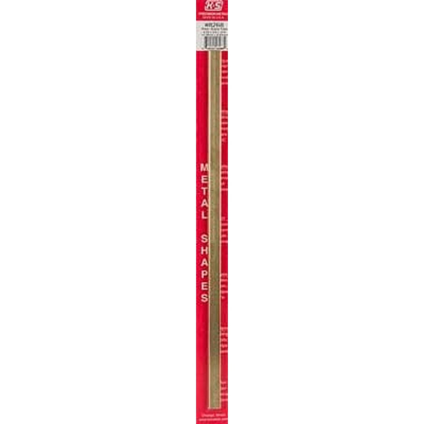 K&S Precision Metals #8268 Rectangular Brass Tube 3/16