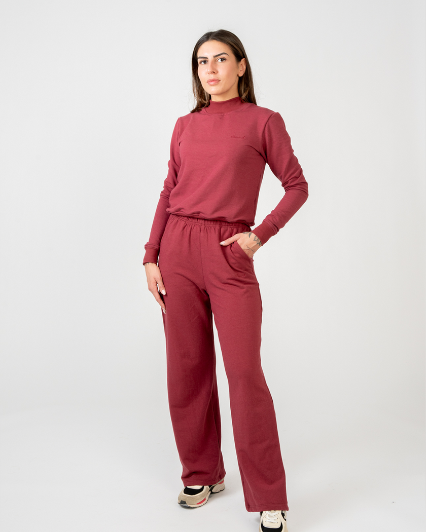 Pantalon de jogging ample en molleton de bambou