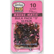 Kadee 10 HO Magne-Matic Bulk Pack #5 10 Pair Standard Head Metal Standard Shank Couplers Medium Centerset Shank No Draft Gear Boxes