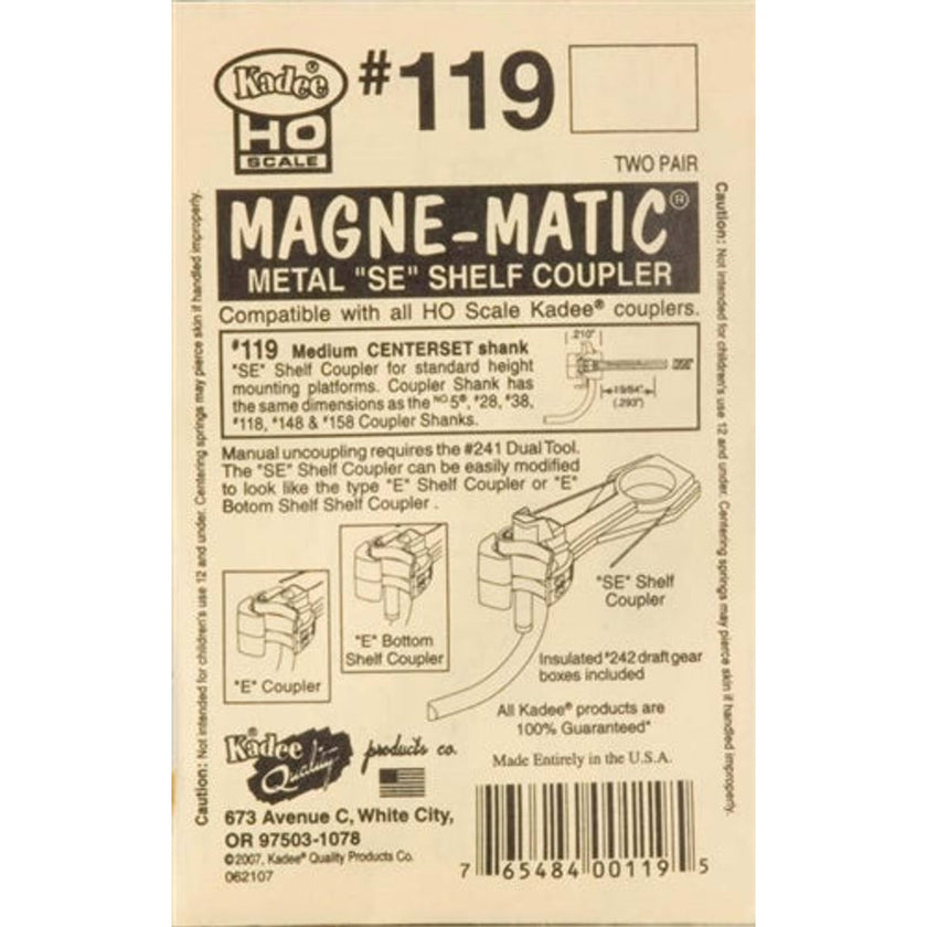 Kadee #119 HO Magne-Matic 