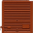 Kadee 2246 HO 9' Youngstown w/ Wide Border Low Tack Board Boxcar Red Pkg of 2 NIB