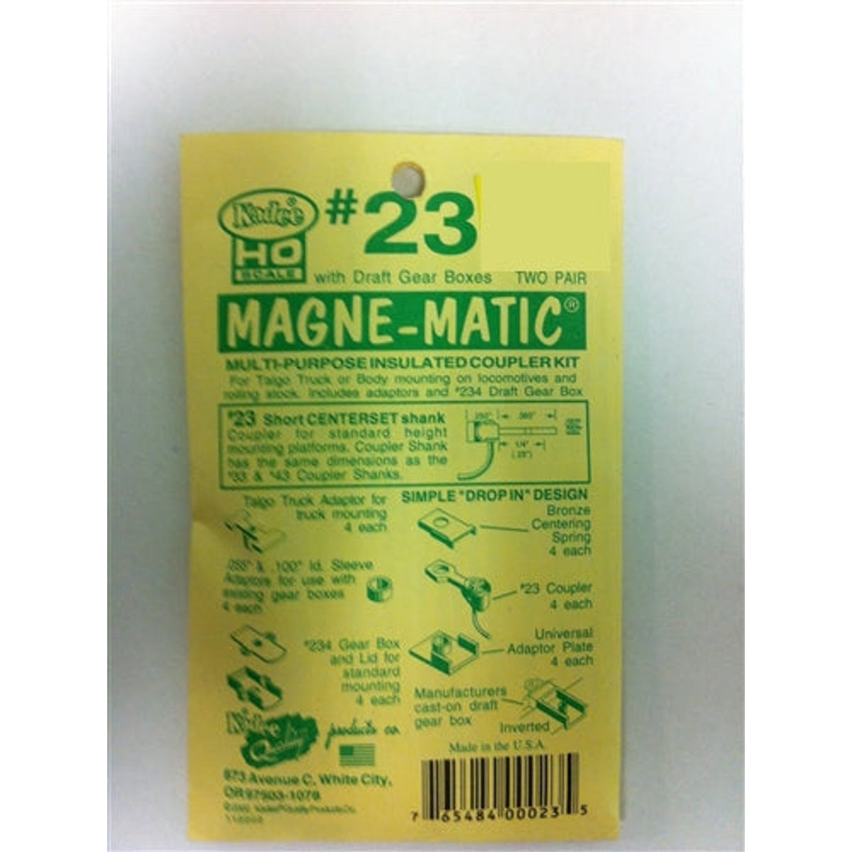 Kadee #23 HO Magne-Matic Multi-Purpose Insulated Coupler Kit Short 1/4