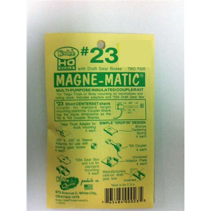 Kadee #23 HO Magne-Matic Multi-Purpose Insulated Coupler Kit Short 1/4