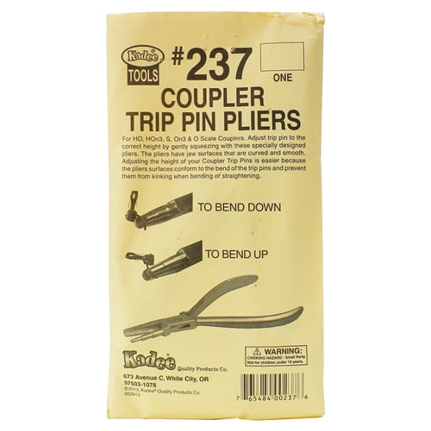 Kadee #237 Coupler Trip Pin Pliers For HO, HOn3 and On3