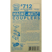 Kadee #712 HO Old-Time/Light Duty Plastic Knuckle Coupler Rust 2 Pair