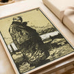 Kanae Yamamoto - The Fisherman Giclee Print: Japanese Woodblock Art