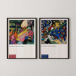 Kandinsky Abstract Art Prints: Weisser Klang & St. George Duo