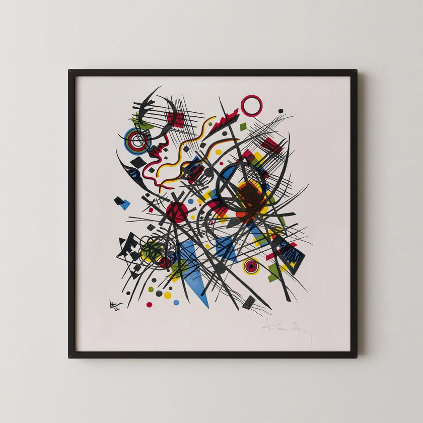Kandinsky Bauhaus Giclee Print: Mid-Century Modern Art (Available Framed)