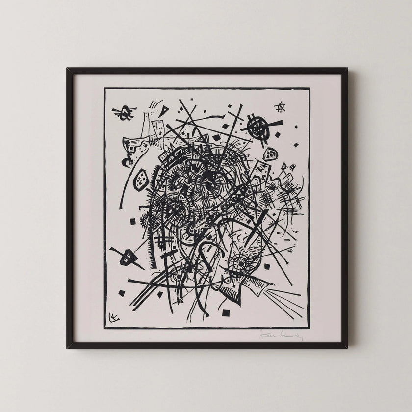Kandinsky Bauhaus Print: Small Worlds 8, Mid-Century Modern Art