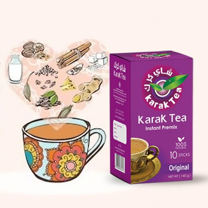 Karak Tea Instant Premix Original Chai - 5 Pack (10 Sachets Each)