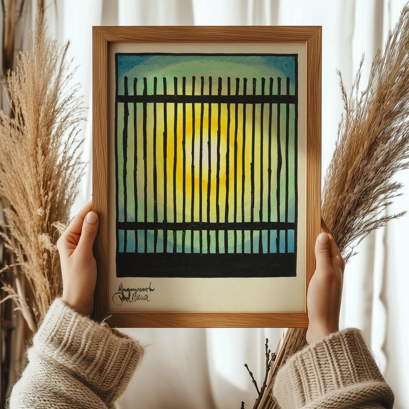 Karl Wiener - Gegenwart (The Present) | Modern Abstract Art (available handframed or unframed)