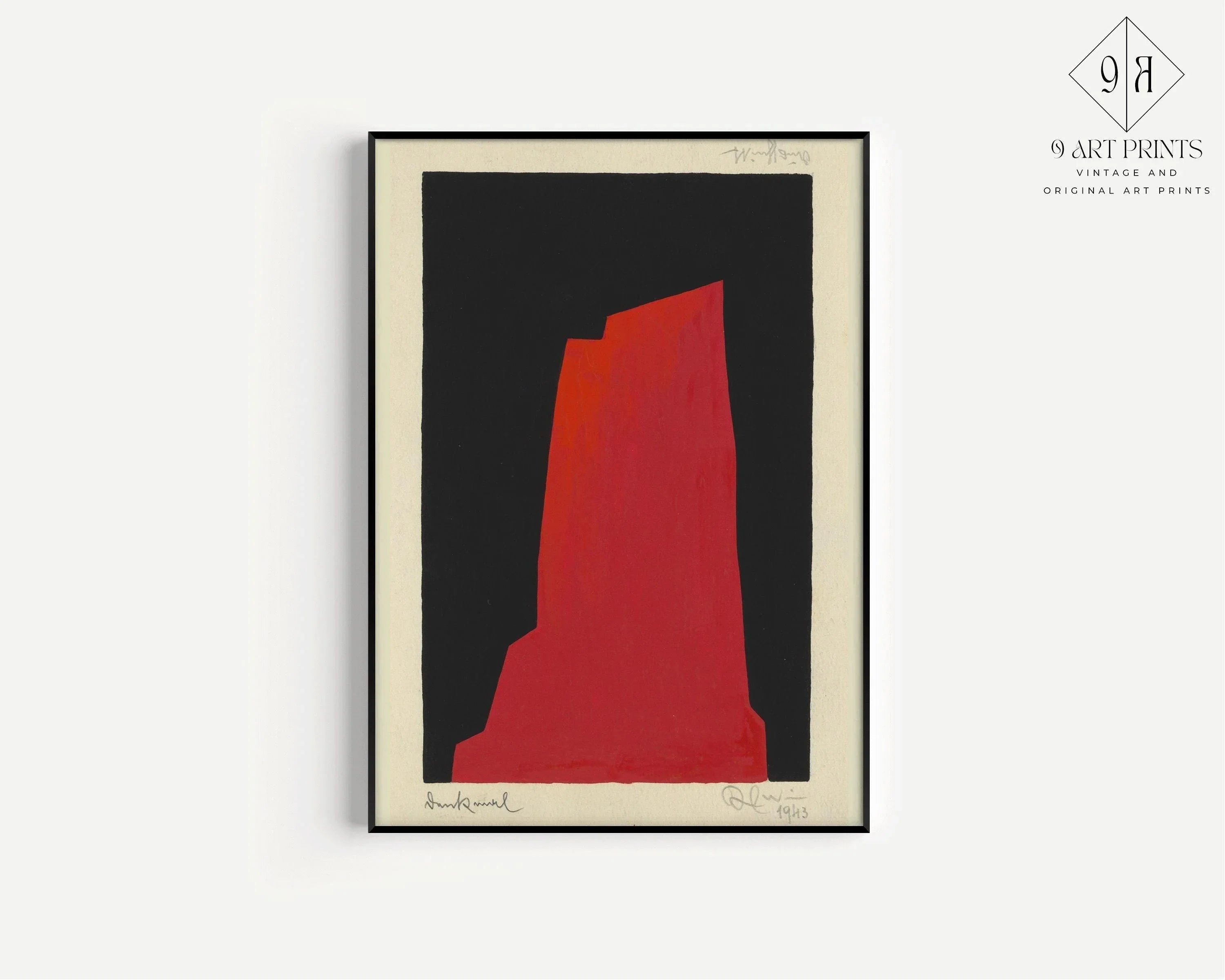 Karl Wiener - Monument | Modern Abstract Art (available handframed or unframed)