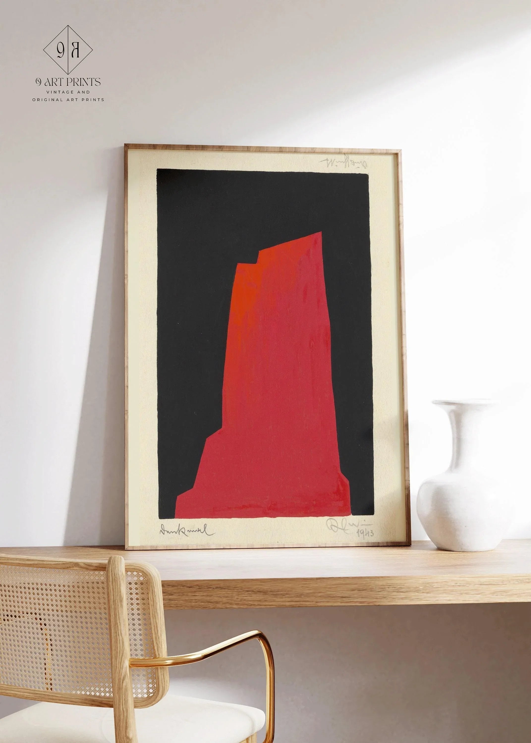 Karl Wiener - Monument | Modern Abstract Art (available handframed or unframed)