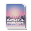 Kawartha Highlands Ontario Provincial Park Waterproof Vinyl Sticker, Canada Parks
