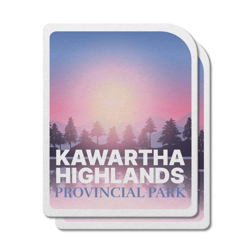 Kawartha Highlands Ontario Provincial Park Waterproof Vinyl Sticker, Canada Parks